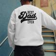 Dad From Kids Best Dad Ever Father's Day Men's Sweatshirt Back Print Dad From Kids Best Dad Ever Father's Day Men's Sweatshirt Back Print