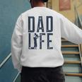 Dad Life Girl Dad Men's Sweatshirt Back Print