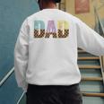 Dad Of The Sweet One Ice Cream 1st First Family Father's Day Men's Sweatshirt Back Print Dad Of The Sweet One Ice Cream 1st First Family Father's Day Men's Sweatshirt Back Print