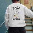 Dada Of The Silly Goose First Birthday Family Matching Men's Sweatshirt Back Print