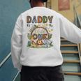 Daddy Of The Wild One 1St Birthday Boy Safari Jungle Men's Sweatshirt Back Print