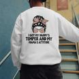 I Got My Daddy's Temper And My Mama's Attitude Men's Sweatshirt Back Print