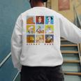Disney Classic Father's Day Disney Dads Colorful Panels Men's Sweatshirt Back Print