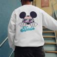 Disney Mickey And Friends Cool Mickey Summer Vibes Dad Logo Men's Sweatshirt Back Print