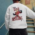Disney Pixar The Incredibles Father's Day Incredible Dad Men's Sweatshirt Back Print
