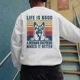 German Shepherd Men Women Dog Dad Mom German Shepherd Men's Sweatshirt Back Print
