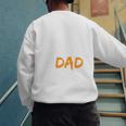 Gymnastics Dad For Gymnastic Father Parents Men's Sweatshirt Back Print Gymnastics Dad For Gymnastic Father Parents Men's Sweatshirt Back Print