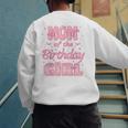 Mom And Dad Of The Birthday Girl Coquette Family Matching Men's Sweatshirt Back Print