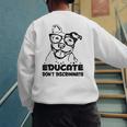 Pit Bull LoverShirt Pitbull Mom Rescue Dog Dad Puppy Men's Sweatshirt Back Print
