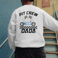 Race Car Racing Family Dada Pit Crew Birthday Party Men's Sweatshirt Back Print Race Car Racing Family Dada Pit Crew Birthday Party Men's Sweatshirt Back Print