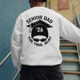 Swim Senior Dad 2026 The Final Heat Men's Sweatshirt Back Print Swim Senior Dad 2026 The Final Heat Men's Sweatshirt Back Print