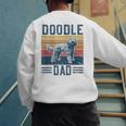 Vintage Doodle Dad Aussie Doodle & Goldendoodle Men's Sweatshirt Back Print