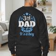 3rd Time Dad Dad Pregnancy It's a Boy Men's Sweatshirt Back Print