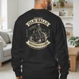 50th Birthday Vintage Motorcycle For Biker Dad Men's Sweatshirt Back Print