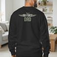 Air Force Dad United States US Air Force Father's Day 2023 Men's Sweatshirt Back Print