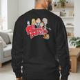 American Dad Show Logo With Family Cartoon Men's Sweatshirt Back Print