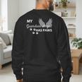 My Angel Has Paws Shirt Pet Memorial Cat Dog Dad Mom Men Women Girls Kids Men's Sweatshirt Back Print
