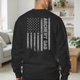 Archery Dad America US Flag Patriot Vintage Archer Men's Sweatshirt Back Print