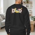 Astronaut Dad Space Birthday Planets Party Matching Family Men's Sweatshirt Back Print