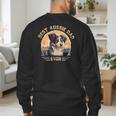 Aussie DAD Australian Shepherd Men's Sweatshirt Back Print