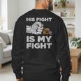 Autism Awareness Mom Dad Parents Autistic Kids Awareness Small Men's Sweatshirt Back Print
