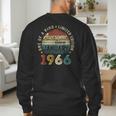 Awesome Since January 1966 60 Year Old 60th Birthday Men Dad Men's Sweatshirt Back Print