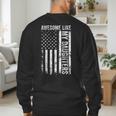 ON Back Awesome Like My Daughters Men Fathers Day Dad Men's Sweatshirt Back Print