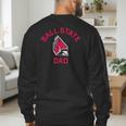 Ball State University Cardinals Arched Dad Men's Sweatshirt Back Print