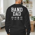 Band Dad Pay Drive Clap Repeat Marching Band Dad Men's Sweatshirt Back Print