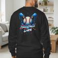 Baseball Drip Dad Father Day Birthday Group Matching Family Men's Sweatshirt Back Print