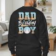 Baseball Ice Cream Drip Dad Of The Birthday Boy Baseball Men's Sweatshirt Back Print