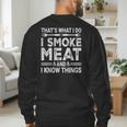 BBQ Grilling Dad Smoking Meat Barbecue Pun Pit Master Father Men's Sweatshirt Back Print BBQ Grilling Dad Smoking Meat Barbecue Pun Pit Master Father Men's Sweatshirt Back Print
