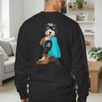 Bernedoodle I Love Dad Tattoo Apparel Dog Dad Dads Men's Sweatshirt Back Print