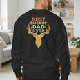 Best Buckin' Dad Ever Shirt Men Hunting Fathers Day Men's Sweatshirt Back Print