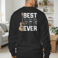 Best Dad Ever Guitarist Father D-A-D Chord Guitar Men's Sweatshirt Back Print
