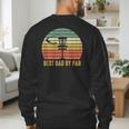 Best Dad By Par Disc Golf Father's Day Men's Sweatshirt Back Print
