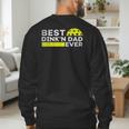 Best Dink'n Dad Ever Pickleball Men's Sweatshirt Back Print