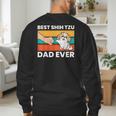 Best Shih Tzu Dad Ever Shih Tzu Men's Sweatshirt Back Print