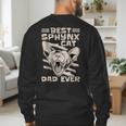 Best Sphynx Cat Dad Ever Apparel For Animal Lover Men Women Men's Sweatshirt Back Print