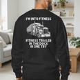 Best Truck Driver Art For Men Dad Women Trucking CDL Trucker Men's Sweatshirt Back Print