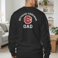 Bethune-Cookman University Wildcats Arched Dad Men's Sweatshirt Back Print