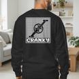 Bicycle DADS Old Guy WHO Ride Bikes BMX Mountain OR Road Men's Sweatshirt Back Print