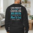 A Big Piece Of My Heart Lives In Heaven My Mom And Dad Men's Sweatshirt Back Print