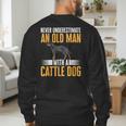 Blue Heeler Dad Australian Cattle Dog Men Men's Sweatshirt Back Print