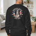 Border Collie Dog Owner For Men Border Collie Dad Men's Sweatshirt Back Print