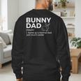 Bunny Dad Definition Rabbit Lover Men's Sweatshirt Back Print