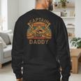 Captain Daddy Pirate Jolly Roger Flag Dad Halloween Men's Sweatshirt Back Print