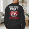 Cheer Dad Cheerleading Fathers Day Men's Sweatshirt Back Print