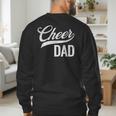 Cheer Dad Green Cheerleading Matching Parents Men's Sweatshirt Back Print