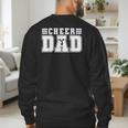 Cheer Dad Cheer Leading Cheer Leading Men Dad Fathers Day Men's Sweatshirt Back Print
